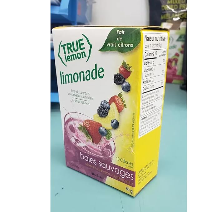 True Lemon WILDBERRY LEMONADE (Pack of 4) 10ct each box. True Citrus