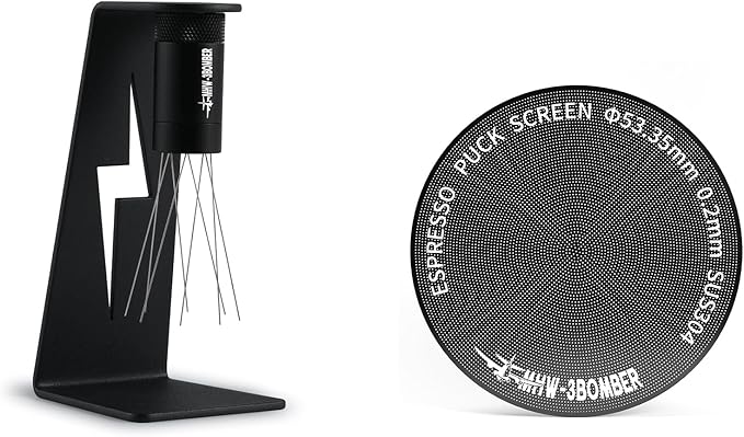 MHW-3BOMBER WDT Tool Espresso and 54mmPuck Screen 0.2mm