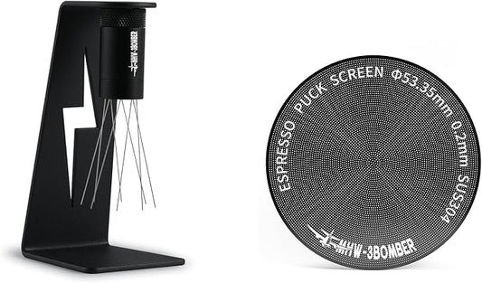 MHW-3BOMBER WDT Tool Espresso and 54mmPuck Screen 0.2mm