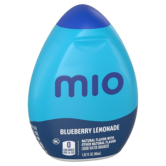 MiO Liquid Water Enhancer,1.62 Fluid Ounce (Blueberry Lemonade, Pack - 6)