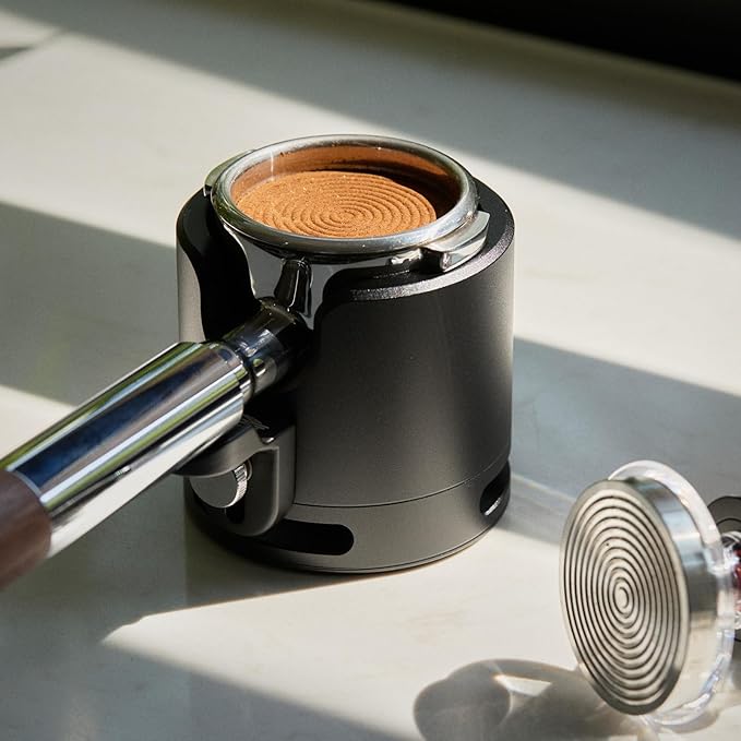 IKAPE 54mm Bottomless Naked Portafilter Silver, for Breville BES870/880 & Solis Barista Machines(18g Basket Included)