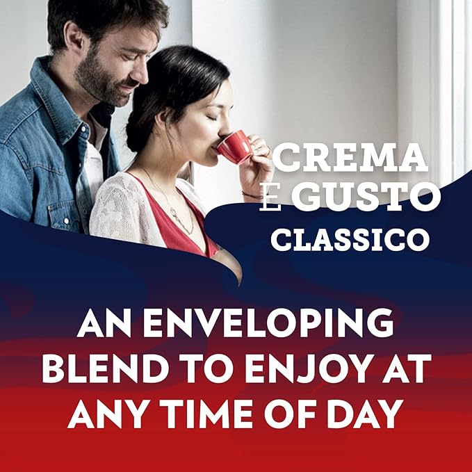 Lavazza Crema e Gusto Ground Coffee Blend, Espresso Dark Roast, 8.8 Ounce (Pack of 4)