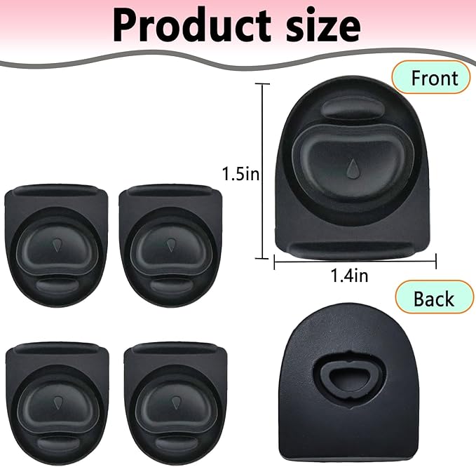 4PCS Replacement Silicone Rubber Seal for Owala FreeSip, Gasket Stopper Compatible with Owala Water Bottle Lid Parts 16/19/24/32/40oz, Leakproof, BPA-Free, Gasket Only