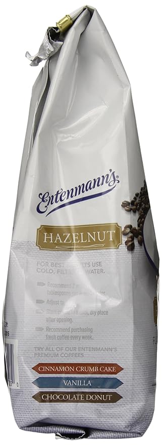 Entenmann's Ground Coffee, Hazelnut Flavor, 10-Ounce (Pack of 3)