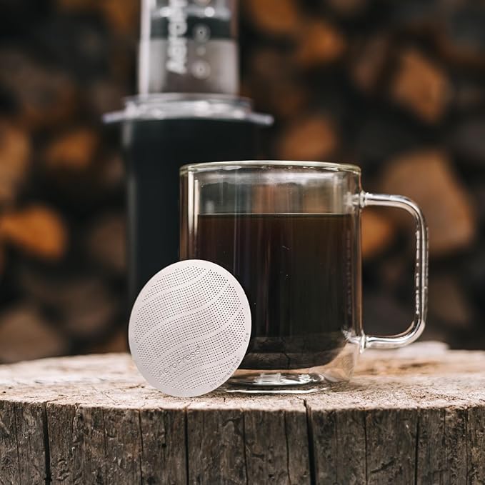 AeroPress Stainless Steel Reusable Filter - Metal Coffee Filter for AeroPress Standard Coffee Makers, 1 Pack, 1 Filter