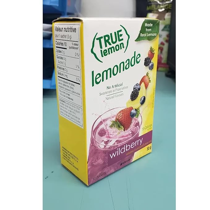 True Lemon WILDBERRY LEMONADE (Pack of 4) 10ct each box. True Citrus