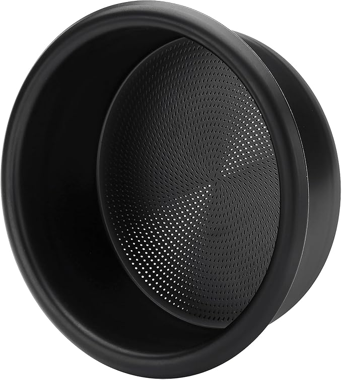 Normcore 58mm Precision High Extraction Basket With Titanium PVD Coating, Precision Filter Basket, Bottomless Portafilter Basket 18 Gram For 58mm Espresso machines, 18g