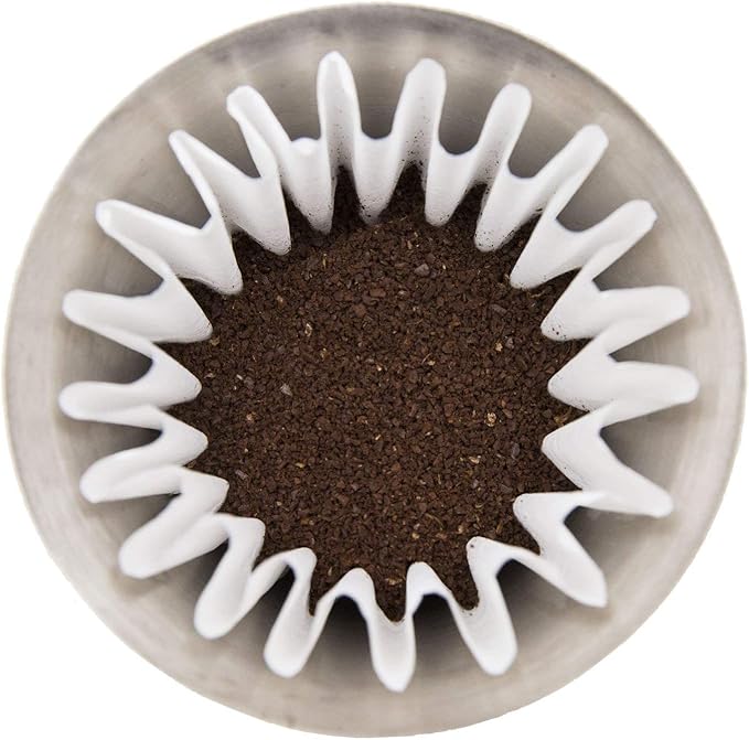 Fellow Stagg Pour-Over Coffee Dripper 20 oz [XF], For Brewing a 20 oz cup of Coffee, Stainless Steel Double Wall Vacuum Insulated, Non-Clogging, Fast Drip, Portable Coffee Maker + 20 Filters