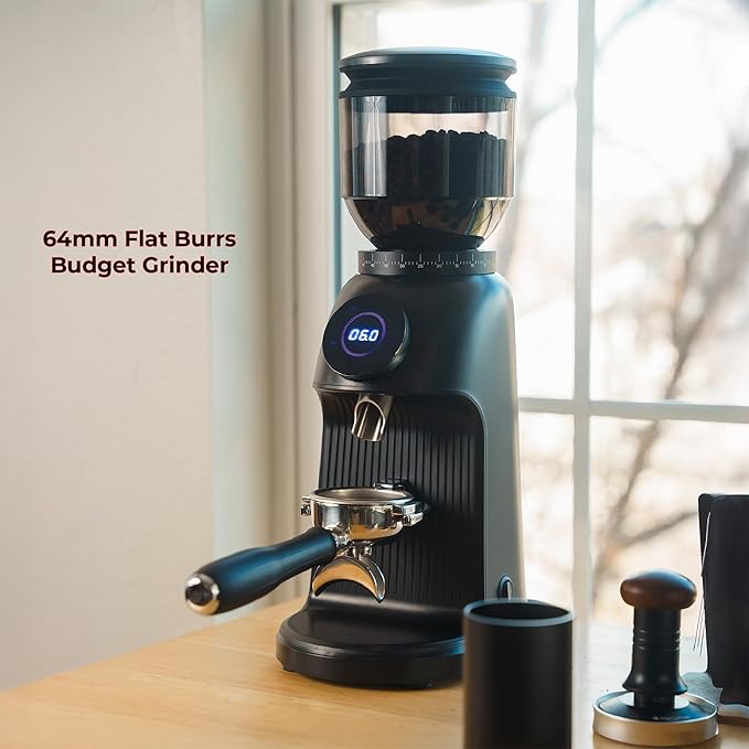 MiiCoffee GF64 Coffee Grinder (Black)