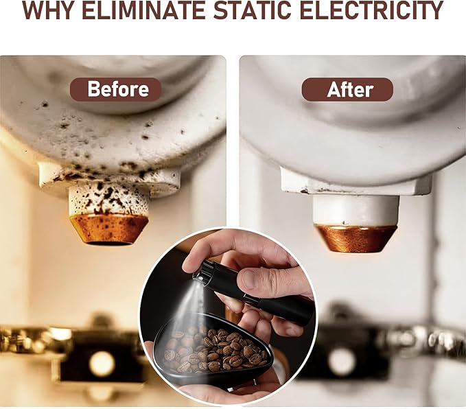 Coffee Bean Dosing Cup With 20ML Spray Bottle, Single Dosing Tray Espresso Bean Weighing Bowls Dose Coffee Measuring Container Tea Storage Tray for Beans Loose Leaf Tea Dose Vessel