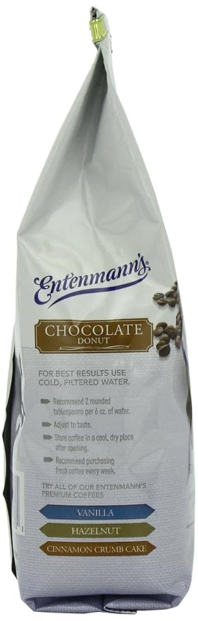 ENTENMANNS COFFEE GRND CHOC DONUT 10OZ