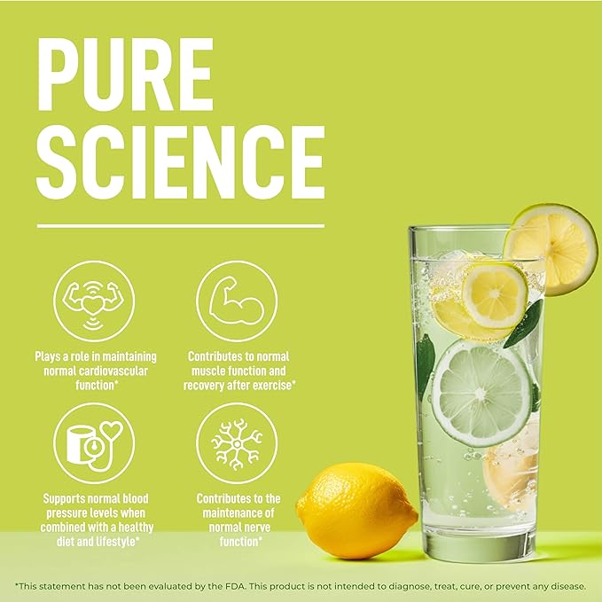 Keppi Electrolytes Powder – Lemon Lime Flavor 50 Servings – No Sugar Hydration Supplement with Potassium, Magnesium, Sodium – Keto, Vegan, Fasting-Friendly, Zero Calorie Electrolyte Drink
