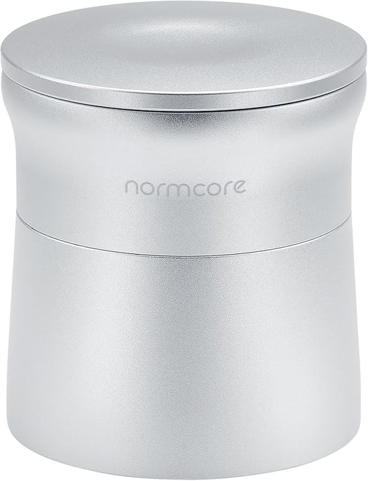 Normcore 54mm 2-in-1 Magnetic Dosing Cup, Espresso Dosing Funnel with Dosing Cup, Barista Coffee Grinder Dosing Tools Fit 54mm Breville Sage Portafilter Basket, Silver