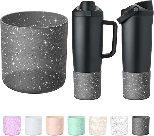 Silicone Higher Boot Compatible with Owala 30oz & 40oz FreeSip Sway Bottles & Tumblers, Large Protection Anti-Slip Bottom Cover Sleeve for Freesip Sway Tumbler and Bottle