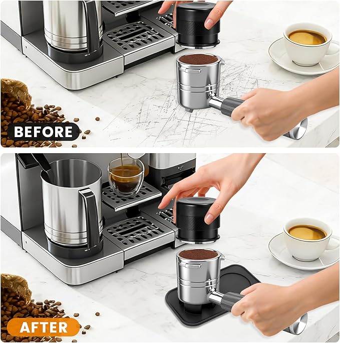 Non-Slip Tamping Mat for Ninja Luxe Cafe Espresso Machine ES601/ES701, Food-Grade Silicone Pad, Accessories for Ninja Luxe Cafe
