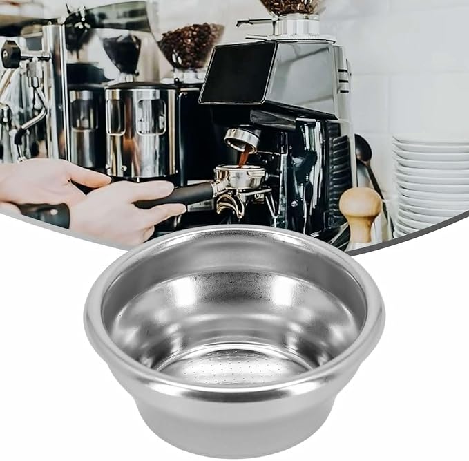 54mm Non Pressurized Filter Basket,For Breville Portafilter Coffee Filter Basket Non Pressurized Filter Basket, 10 Grams of Powder Capacity -2 Pack