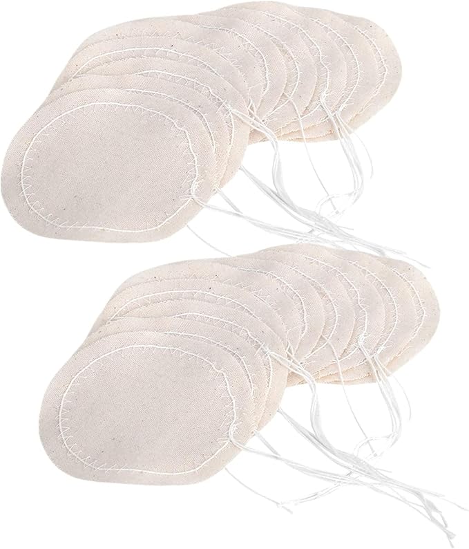 20pcs Coffee Syphon Cloth, Coffee Filters Cloth Replacement Filter Indispensable Cotton Cotton Coffee Syphon Replacement Filter Filter Net for Siphon Pot Coffee Maker Accessories