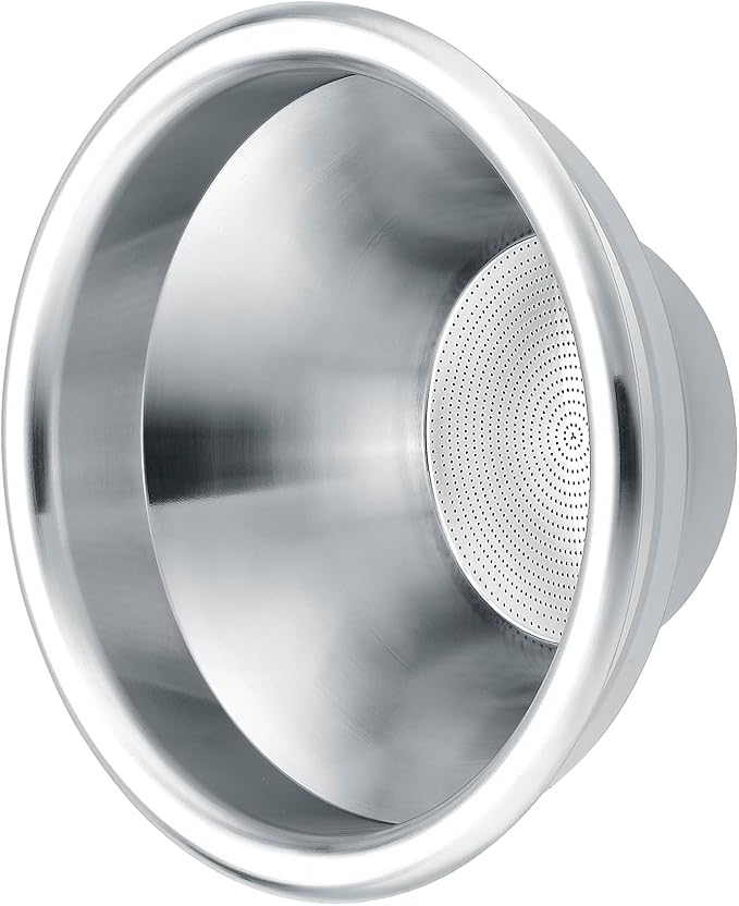 Normcore 58mm Convex Billet Portafilter Basket Kit, Convex Espresso Basket with CNC-Machined Variable Internal Geometry, 58mm to 32mm, 0.28mm Precision Holes, Includes Puck Screen & 200 Paper Filters