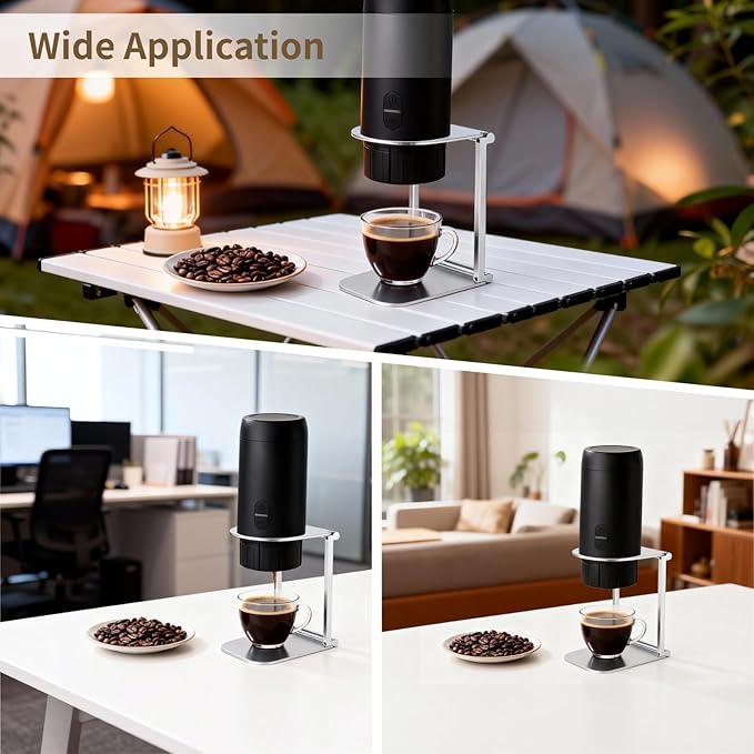 NIMBLOOM Pour over Dripper Stand, Portable & Foldable Espresso Machine Stand,Office Coffee Stand with Base,Suitable for Office, Home, Camping