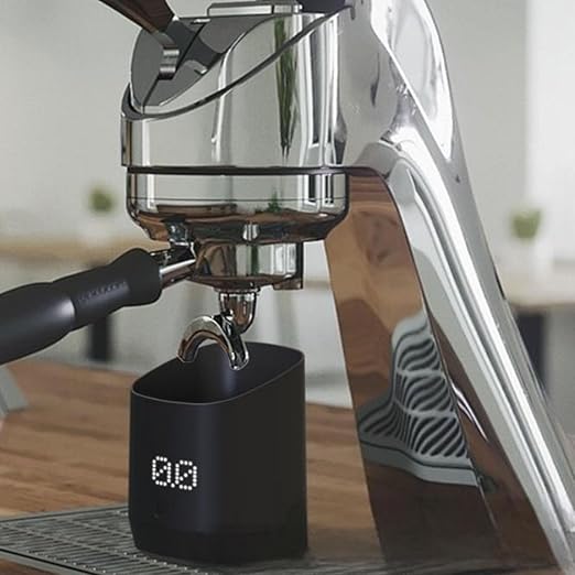 Vikye Digital Dosing Cup Coffee Scale, 500g Capacity Rechargeable Bean Weighing Tool with LED Display, for Pour Over Brewing Kitchen