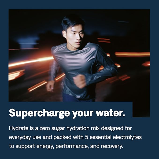 UCAN Hydrate Electrolyte Drink Mix (Berry, 12 Stickpacks) Sugar-Free, Keto-Friendly, Vegan, Non-GMO, Gluten-Free Electrolyte Powder with Potassium & Magnesium for Runners & Athletes