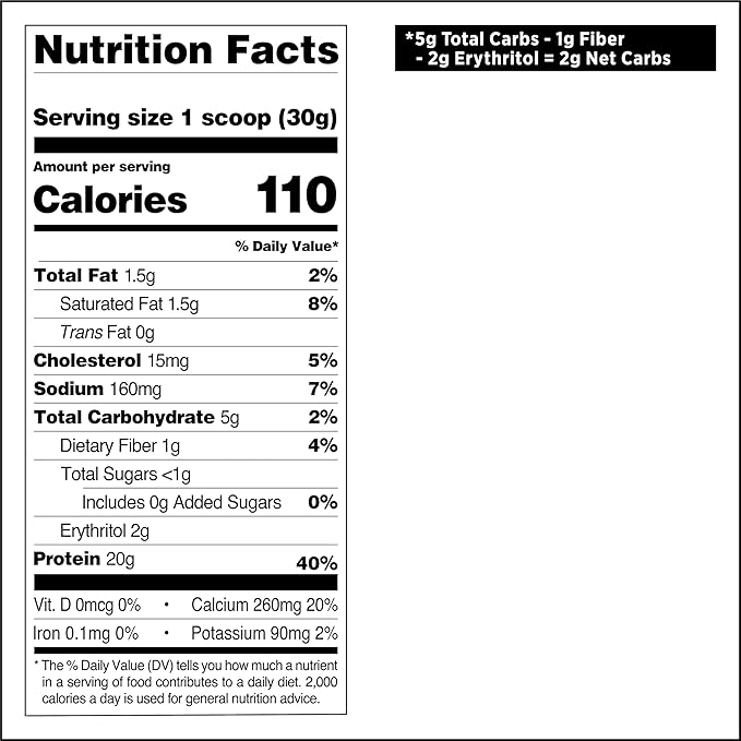 Quest Nutrition Cinnamon Crunch Protein Powder, 20g Protein, 2g Net Carb, 1g Sugar, Low Carb, Gluten Free, 1.6 Pound, 24 Servings