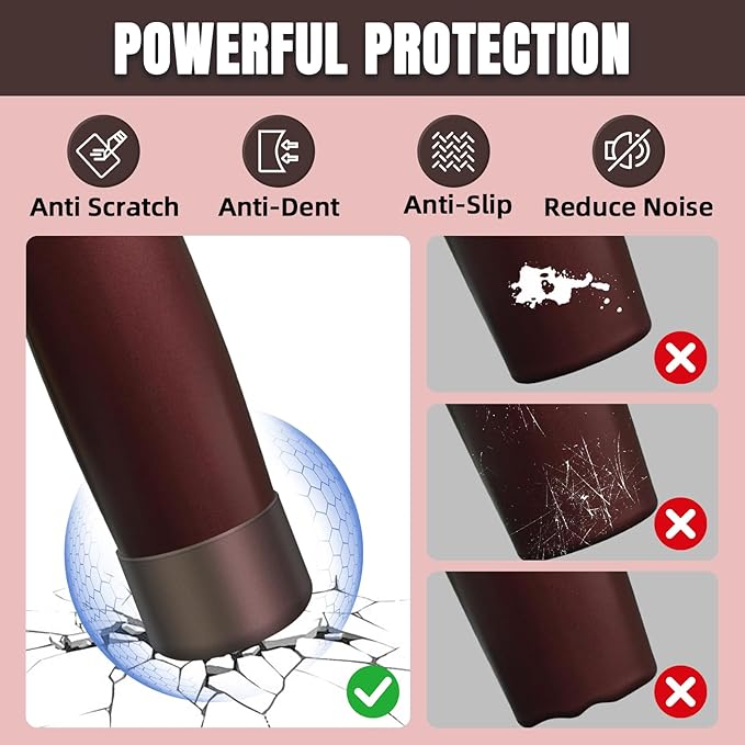 2PCS Silicone Boot Compatible with Owala 30oz & 40oz FreeSip Sway Bottles & Tumblers, Protective Anti-Slip Bottom Cover Sleeve for Freesip Sway Tumbler