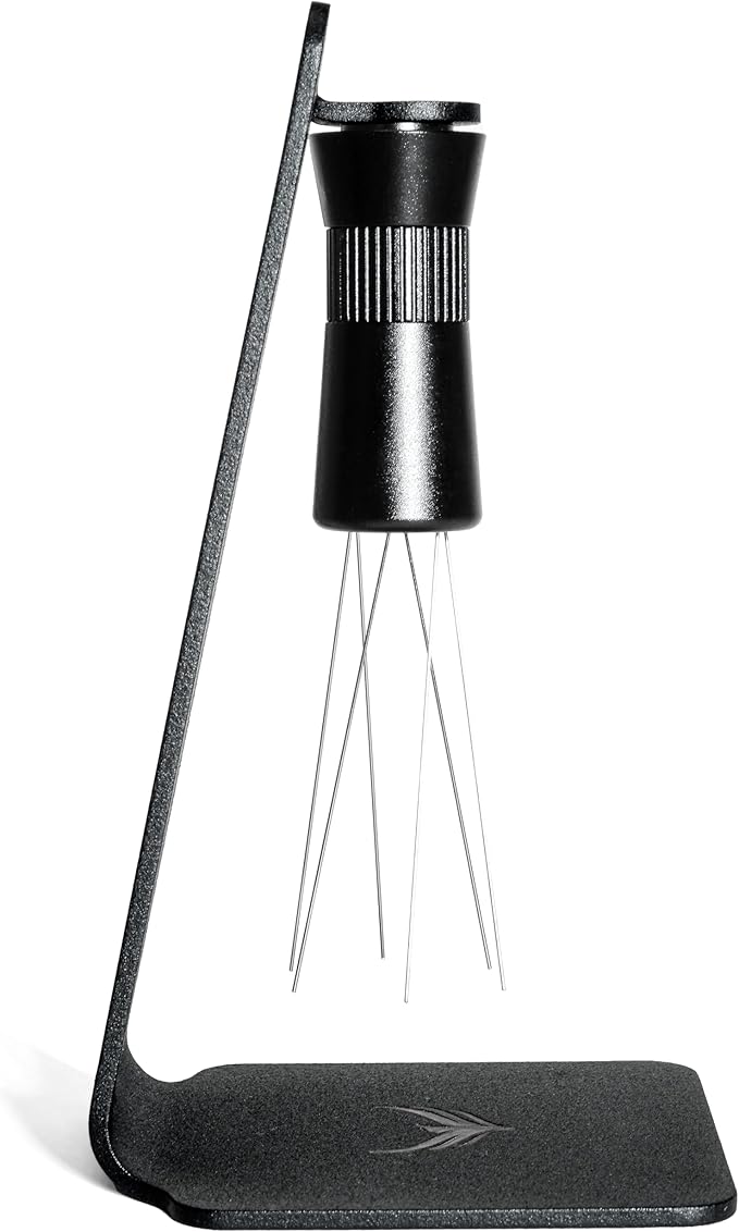 WDT Tool Espresso Stirrer Distrubution Tool Adjustable Coffee Needle Distributor 0.25mm & 0.4mm / Premium Espresso Machine Accessories for Puck Prep (Model A)