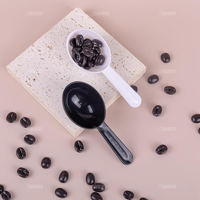 AUEAR, 10 Pack Tablespoon Coffee Scoop Plastic Measuring for Fruit Powder Seed Spices