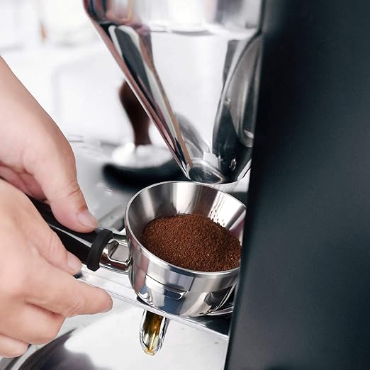 MATOW Stainless Steel Espresso Dosing Funnel Compatible with 58mm Portafilter