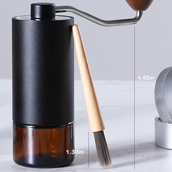 Coffee Grinder Cleaning Brush - Dusting Espresso Brush Accessories Cleaner Barista Brush Machine Cleaning Brush, Cleaner for Bean Grain Coffee Tool Barista Home Kitchen (Small-A)
