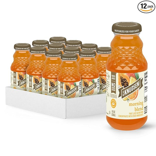 R.W. Knudsen Organic Morning Blend Juice, 8 fl oz (12 Pack)