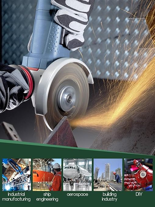 OSFTBVT Knotted Wire Wheel Brush 4.5in 5/8-11 Threads Arbor for 4-1/2" Angle Grinder - 2pcs