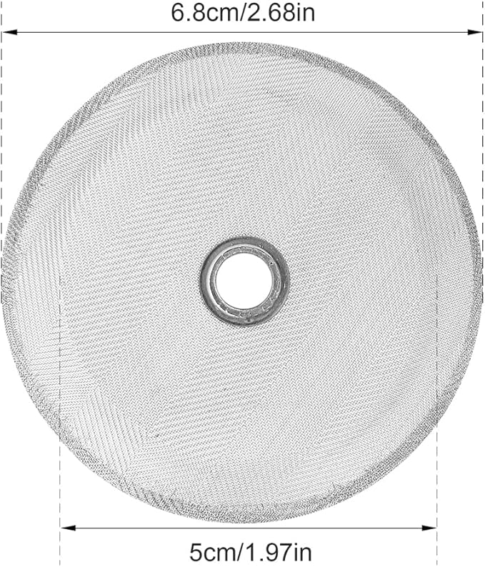 wedrink 6Pcs French Press Filters Screen Replacement for 12OZ French Press Coffee Makers
