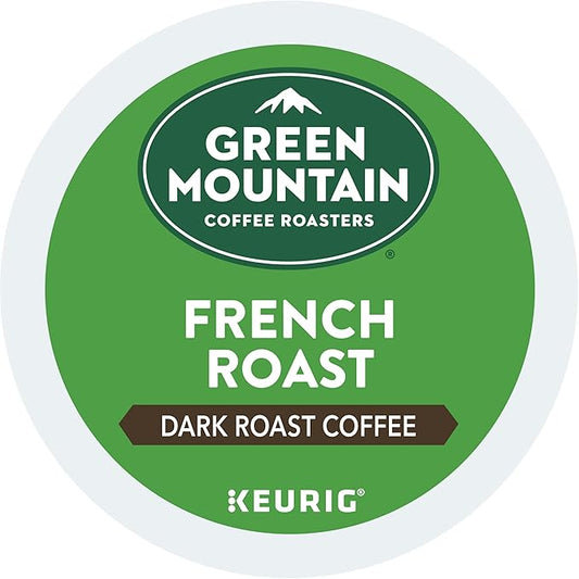 Green Mountain Coffee Roasters French Roast Keurig K-Cup Pods, Dark Roast Coffee, 72 Count