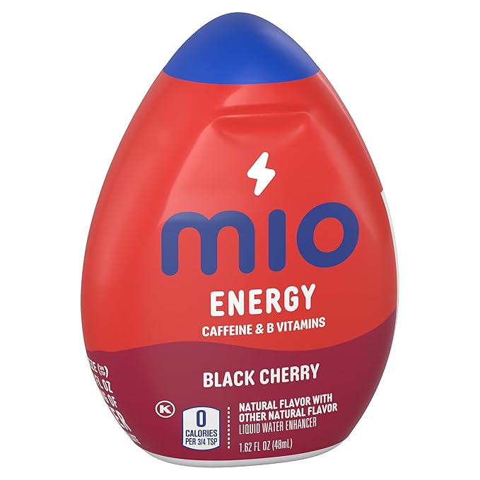 MiO Energy Liquid Water Enhancer, Black Cherry 1.62 oz PACK OF 2