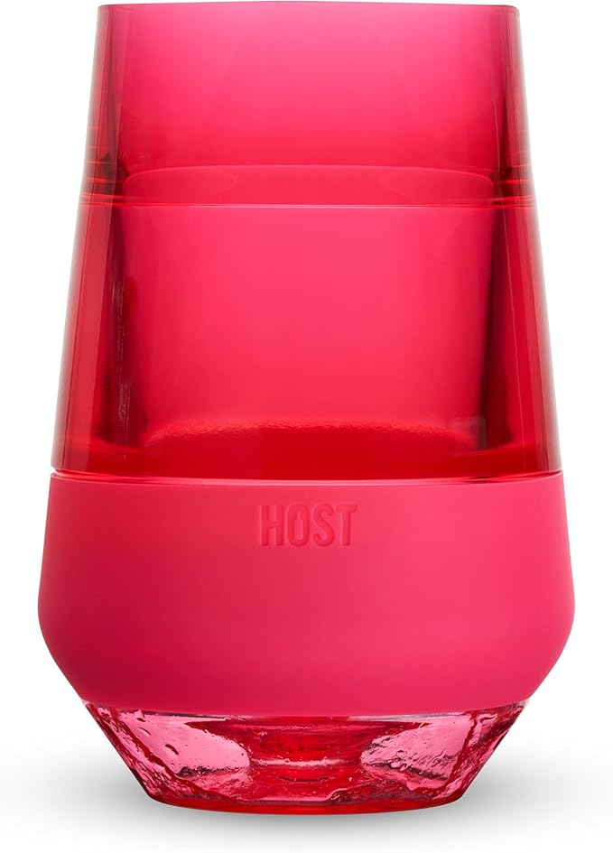 Host Freeze XL Cooling Cup in Double Walled Insulated Freezable Drink Chilling Tumbler with Freezing Gel, 12 Ounces - Set of 4 Vivid Tinted