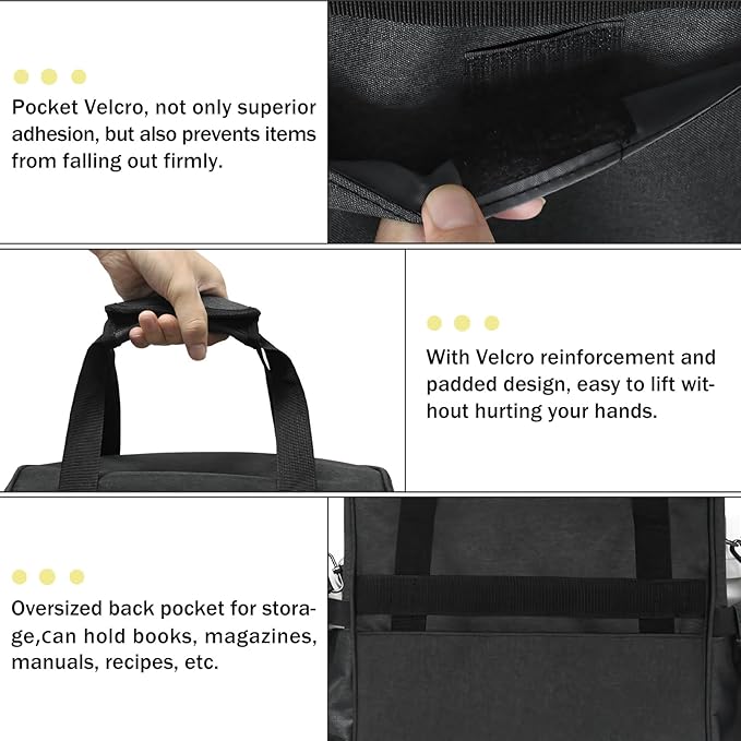 Coffee Maker Carrying Bag for Keurig K-Slim/K-Express//Ninja PB051/PB041ST/K-Iced - Ideal for Single Serve Coffee Brewer & Accessories