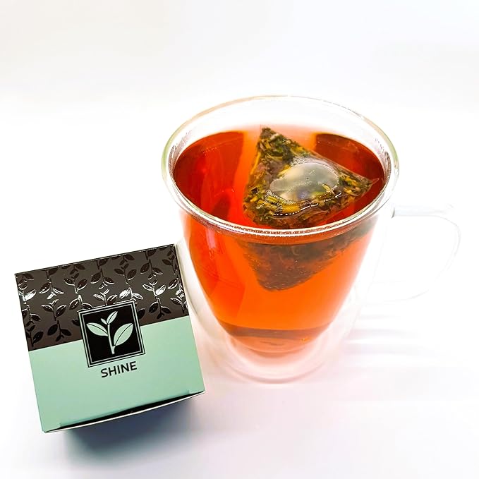 Pure And Easy Tea, Serenity Herbal Tea Sampler, 15-Count Whole-Leaf Caffeine-Free Variety, Designed to Restore Calm & Balance, BPA-Free Plant-Based Tea Bags, Premium Wellness Gift Box (49.5g)