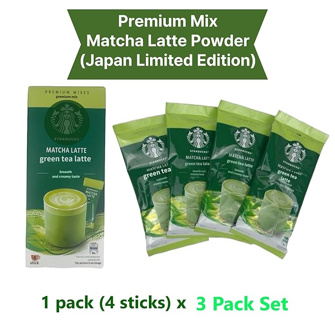 Star-bucks Matcha Latte Powder 3pack set (4eax3pack)