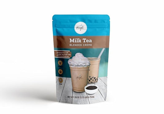 Milk Tea Powder Mix, Instant 3-in-1 Boba Milk Tea Powder, 28 oz (1.75 lb, 19 Servings), MilkTea Blended Creme for Drinks, Original Bubble Tea Mix with Brown Sugar & Black Tea