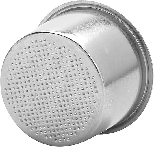 51mm Stainless Steel Coffee Filter Basket, 4 Cup Coffee 51mm Single Wall non-pressurized Filter Basket, Please check the size and shape carefully