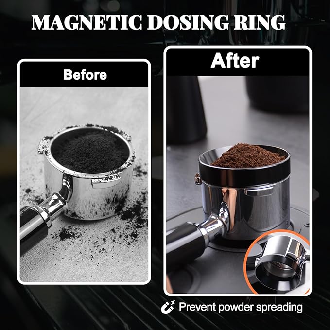 Espresso Accessories Kit 54mm, Espresso Tamper, WDT Tool, Espresso Tamper Mat, Espresso Dosing Funnel, Puck Screen, Espresso Tools for 54mm Coffee Machine Accessories