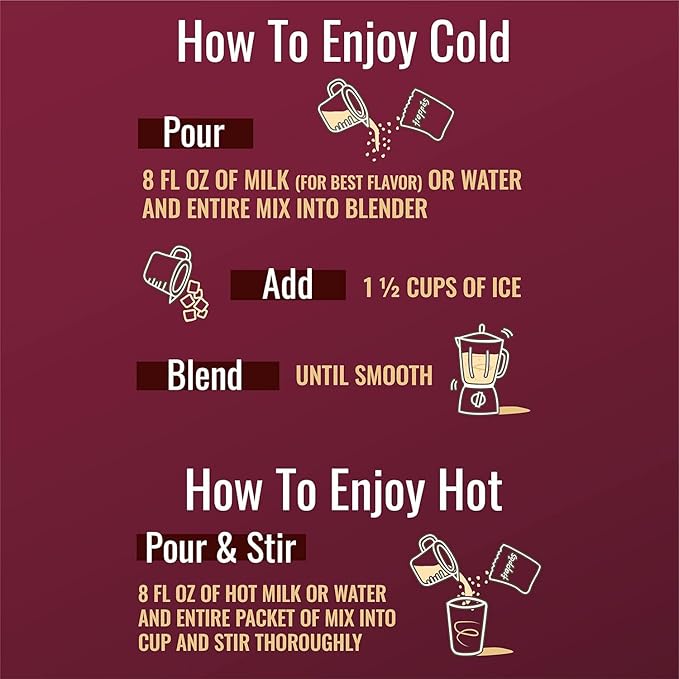 Hills Bros. Frappés Instant Drink Mix – Indulgent Café-Style Beverage – Gluten-Free, Kosher-Certified – Easy to Make Hot or Cold – Premium, Rich Taste, Gourmet Coffee Experience – Chocolate Espresso