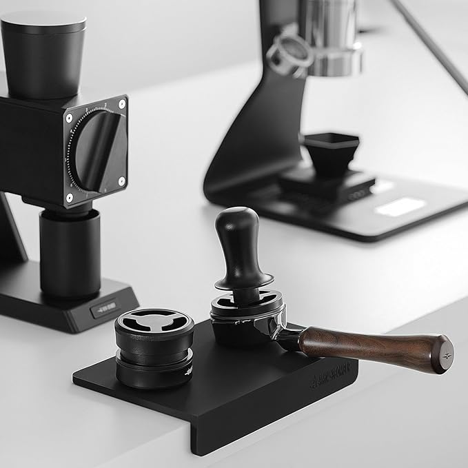 MHW-3BOMBER 58mm Bottomless Portafilter Fits Gaggia Espresso Coffee Machines, 2 Ears Flat Naked Espresso Portafilter with Precision Filter Basket, Wood Handle, BP7119G