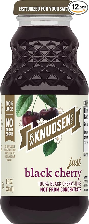 R.W. Knudsen Just Black Cherry Juice, 8 fl oz (12 Pack)