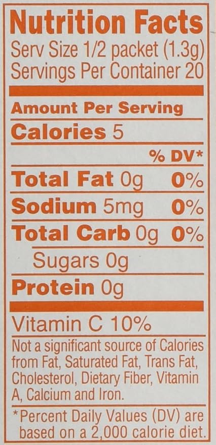 Crystal Light Green Tea Peach Mango Drink Mix On The Go 10-0.08 oz packets (6 Pack)