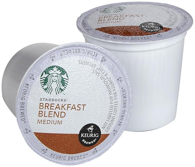 Starbucks Breakfast Blend, K-Cup for Keurig Brewers, 16 Count