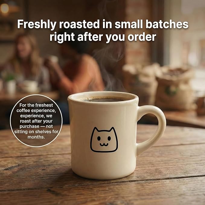 Be My Valentine – Friending 12 oz Whole Bean Coffee, Medium Roast – Small Batch Roasted Premium Arabica Beans, Brazilian Single Origin – Made in USA – Coffee Gift with Private QR Love Message