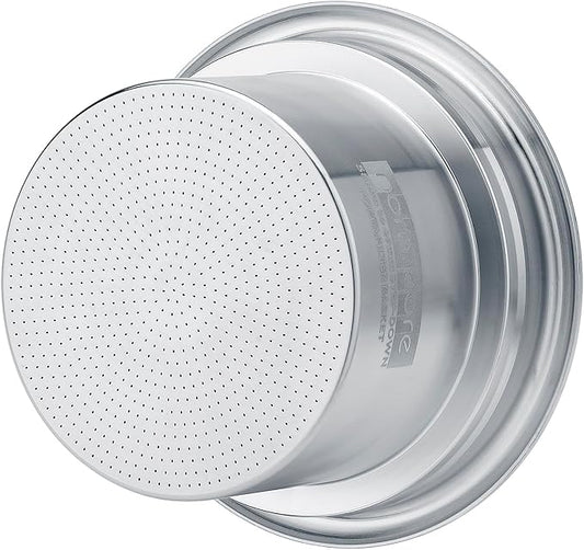 Normcore 58mm to 49mm Step-Down Portafilter Basket Kit, CNC-machined From a Solid Block of 304 Stainless Steel, 0.28mm Holes, Includes Dosing Funnel, 49mm Puck Screen, 200 Papers Filter